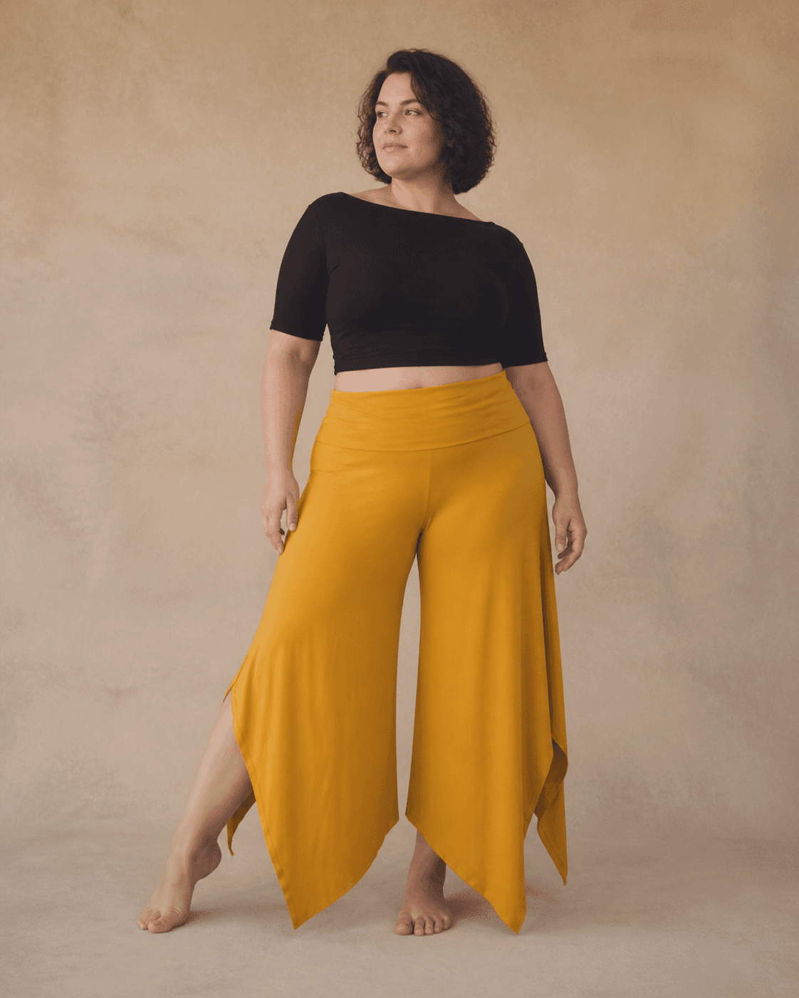 Pantalona — Amarelo Mostarda